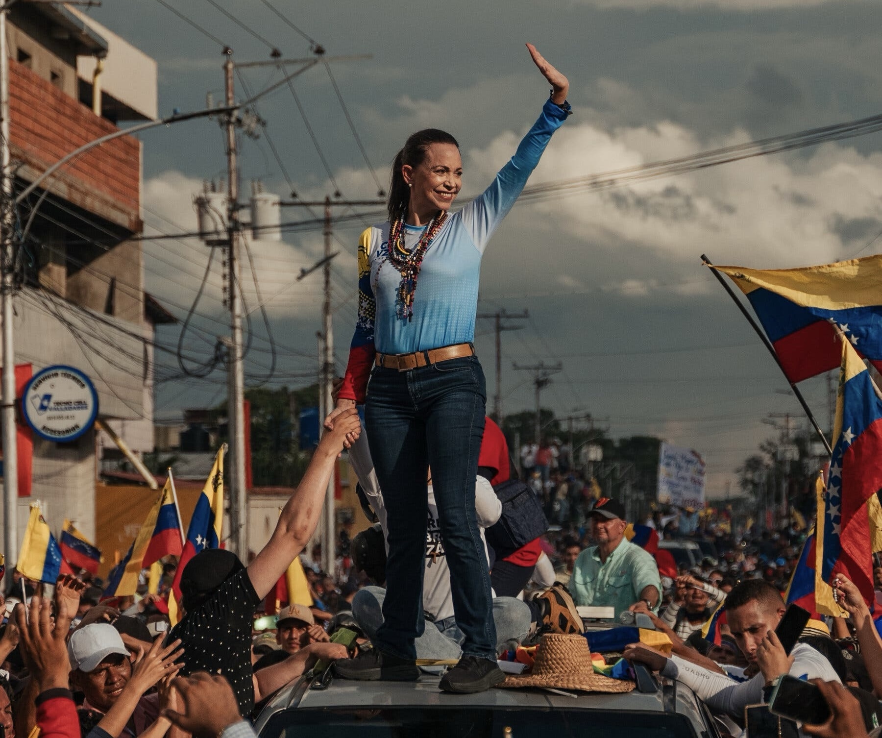 Líder opositora de Maduro é presa após manifestação em Caracas