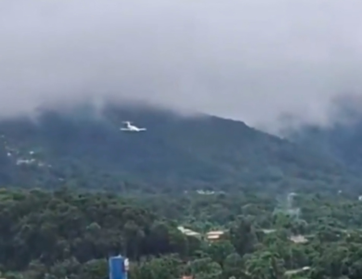 Novas imagens mostram momento antes de avião explodir em Ubatuba