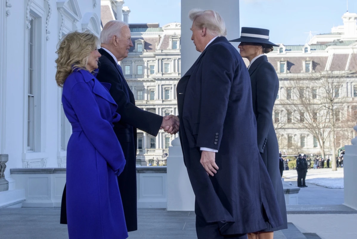 Biden recebe Trump na Casa Branca com a frase: ‘Bem-vindo de volta à casa’