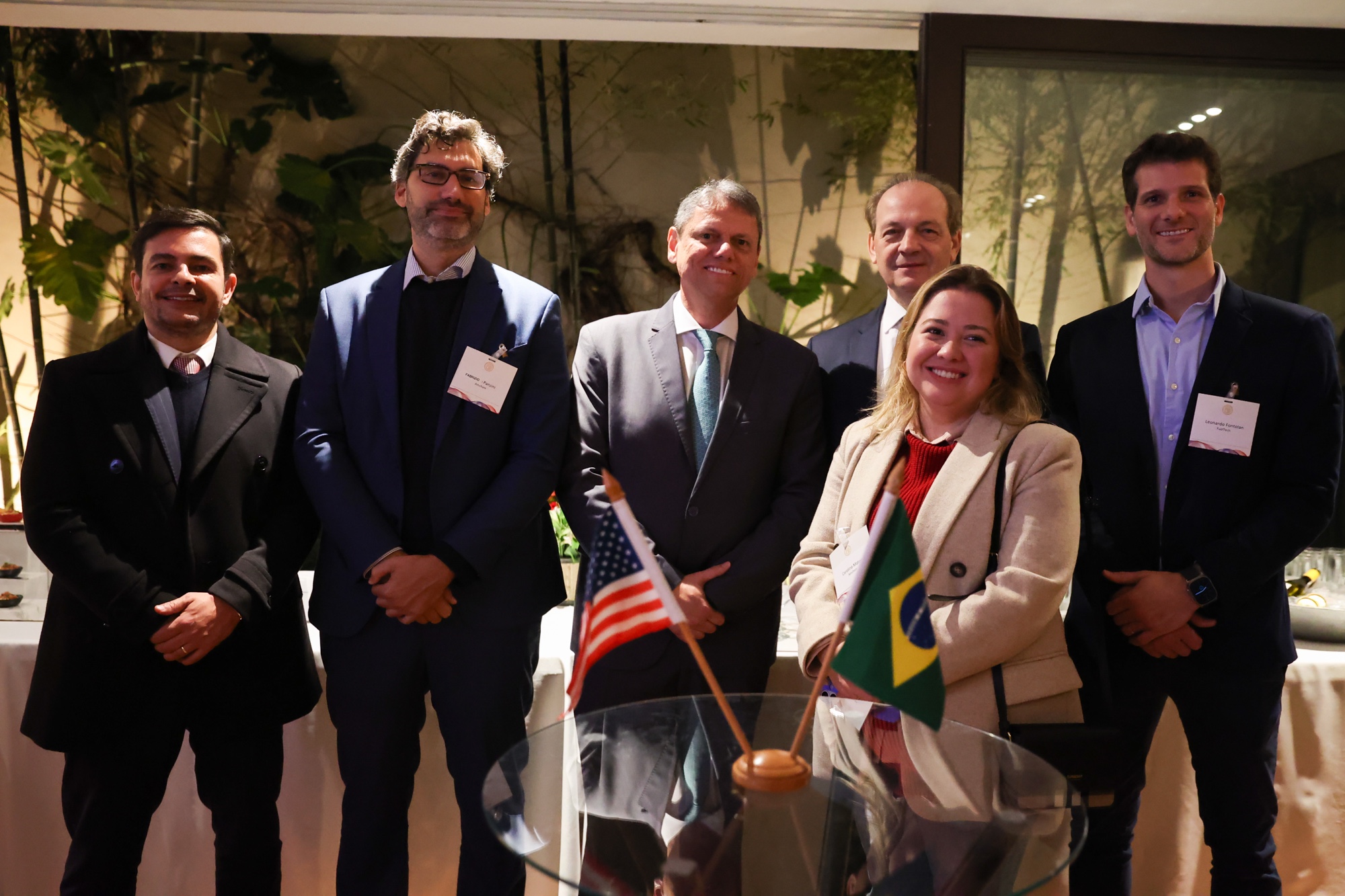 Tarcísio recebe governador da Geórgia em São Paulo e reforça laços com EUA