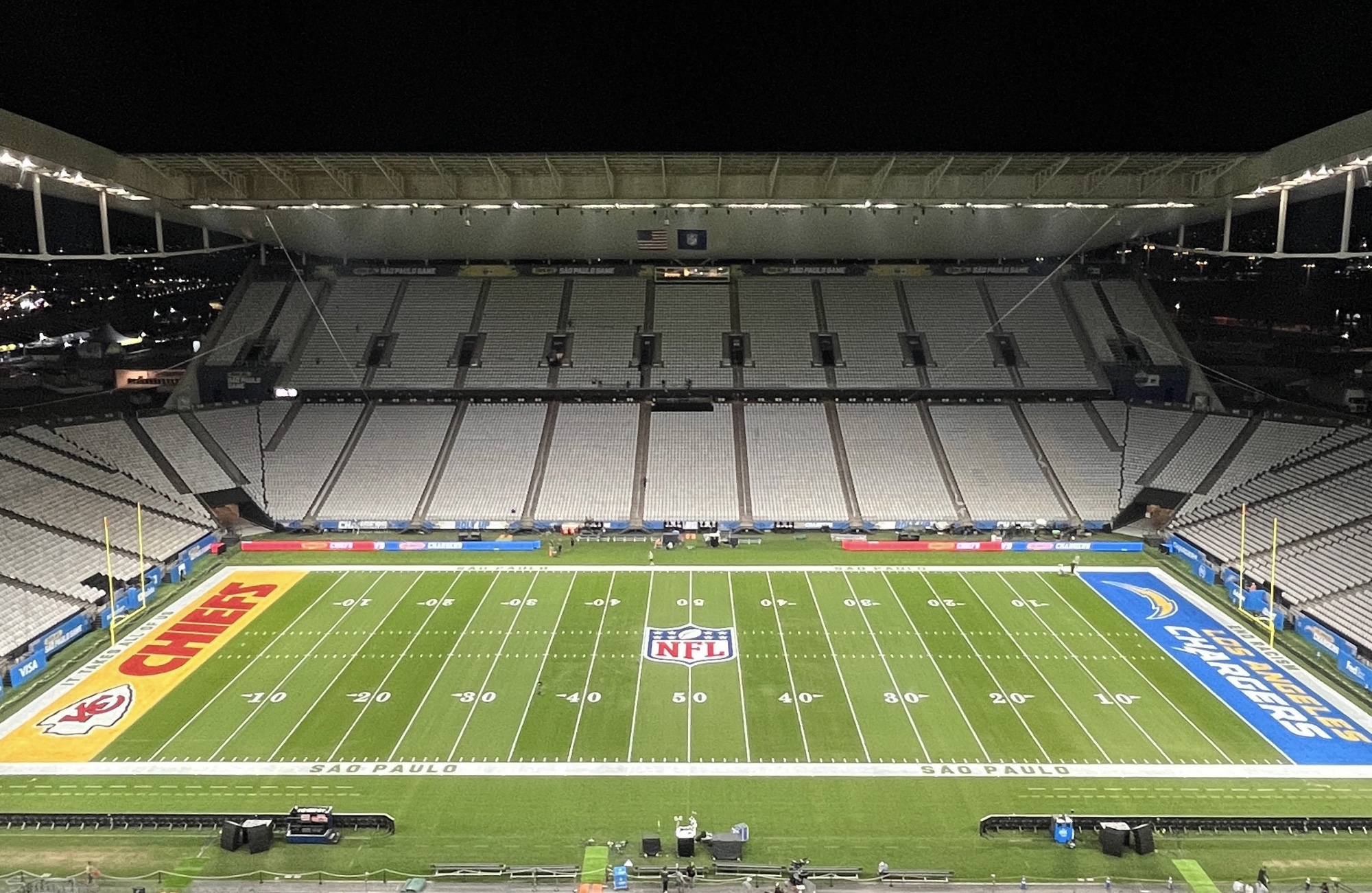 São Paulo vive clima americano com a volta da NFL nesta sexta