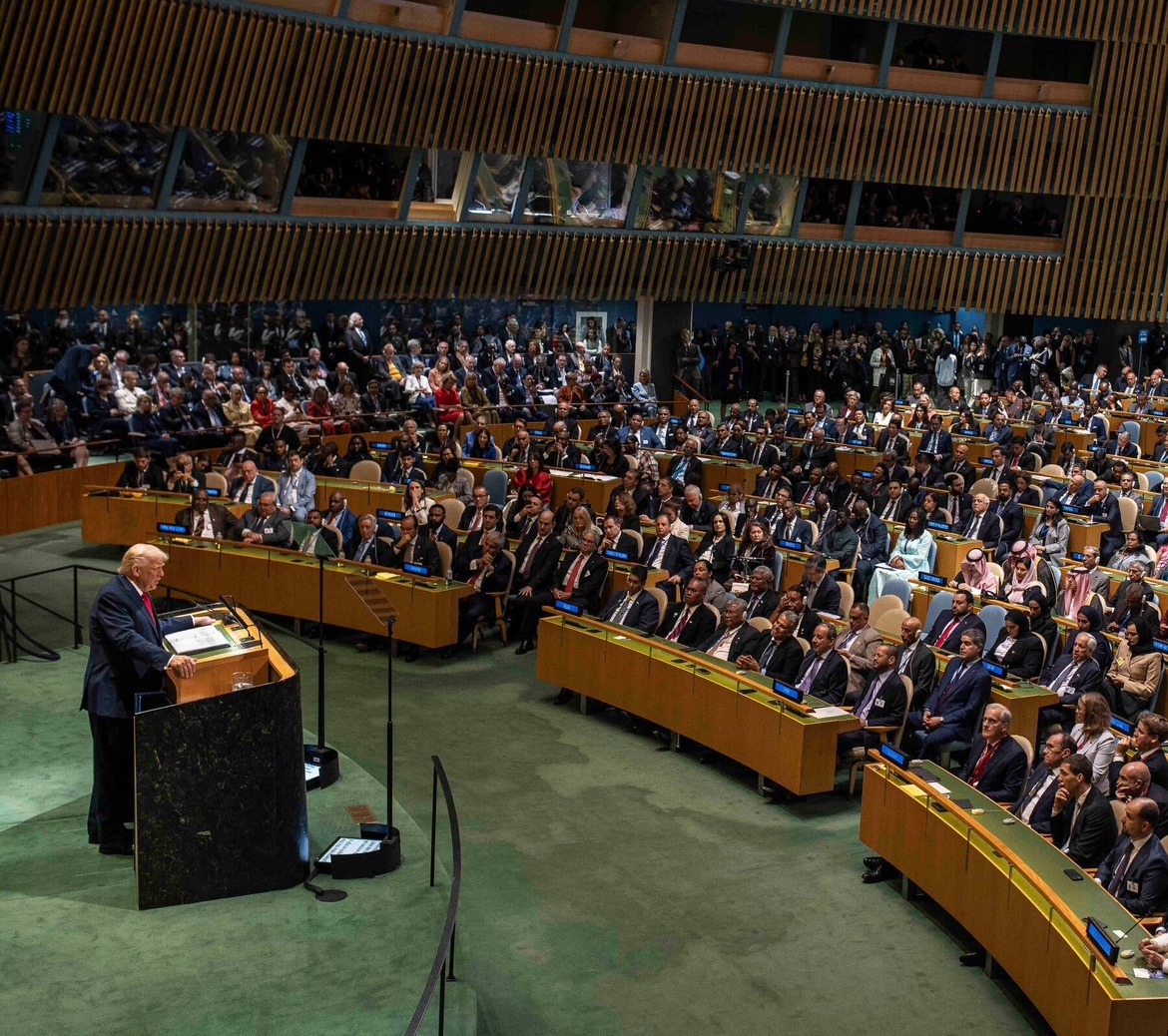 Reconhecer o Estado da Palestina é dar “recompensa” ao Hamas, diz Trump na ONU