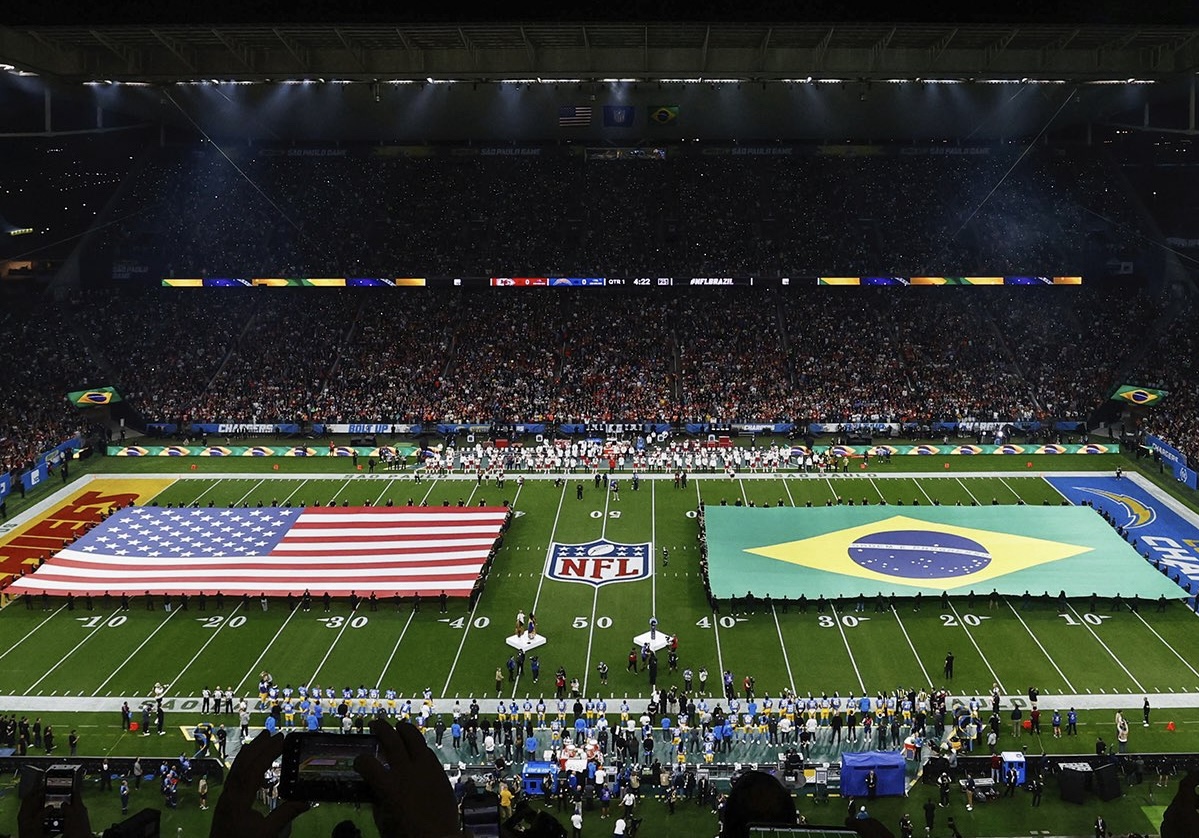 Após sucesso em São Paulo, NFL anuncia jogos no Rio em 2026