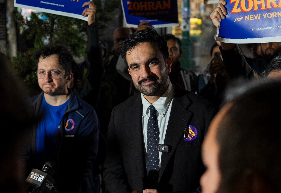 Zohran Mamdani é eleito prefeito de Nova York