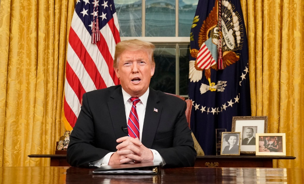 Trump fará discurso à nação nesta quarta-feira (17)