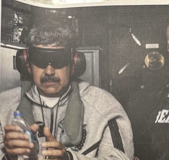 EUA divulgam imagem de Nicolás Maduro capturado