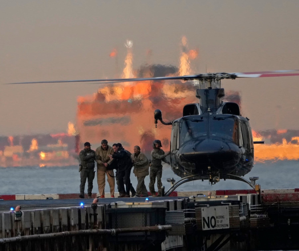 Maduro chega a um tribunal em Nova York para audiência