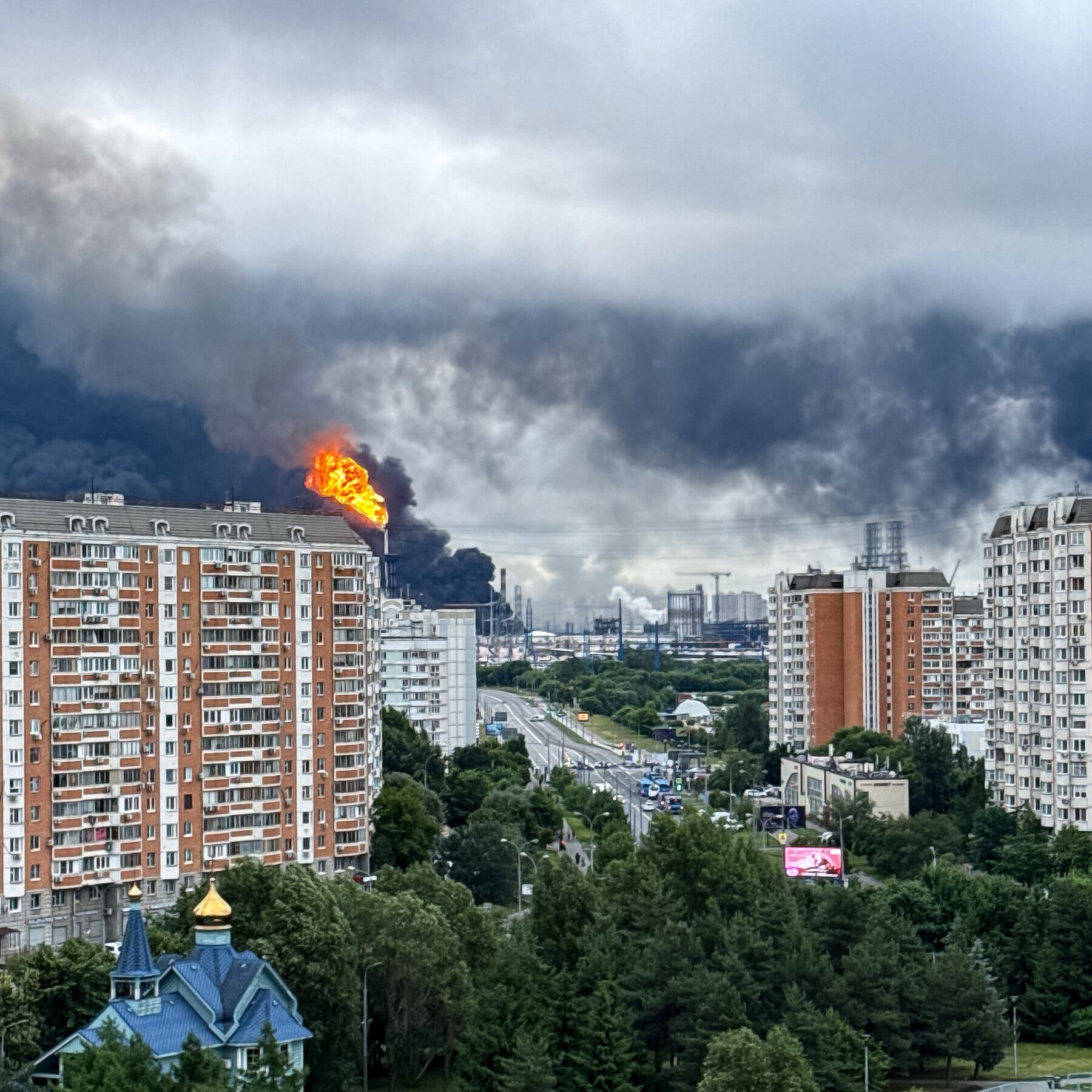 Ucrânia lança maior ataque contra a capital da Rússia em anos
